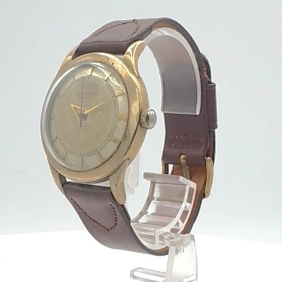 Vintage Wittnauer L130 Broad Arrow Men's Automatic Wristwatch 11 ARB 10k GF - Picture 1 of 5